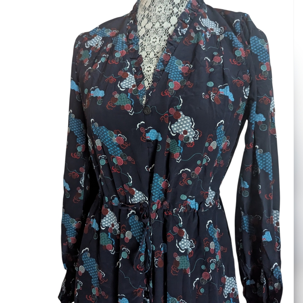 Cefinn Midi Length Silk Dress - Picture 4 of 15